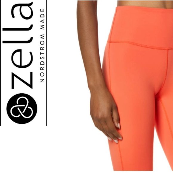 🆕️ NEW Zella Studio Lite Crop Leggings in Red Firelight, Size Small and Large - Picture 5 of 9